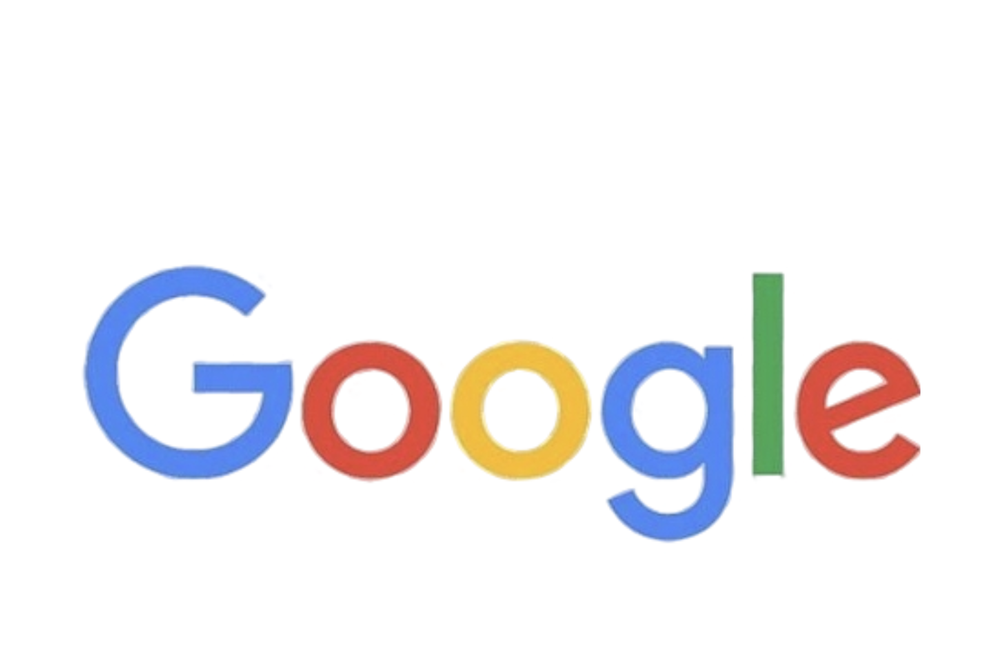 The Google logo in its classic multicolor lettering on a plain white background.